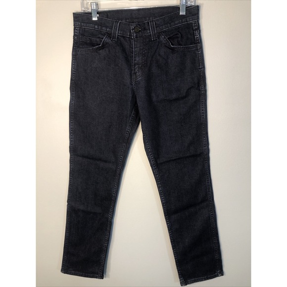 Levis 511 Mens Jeans Size 30x30 Dark Blue Slim Fit Denim Indigo - Picture 5 of 13